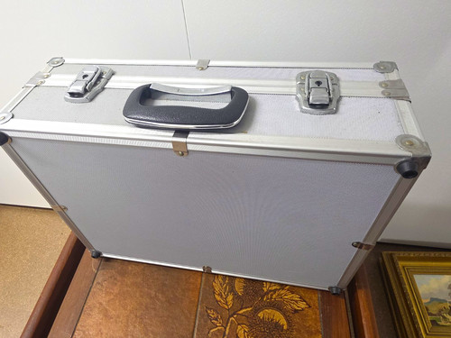 Large silver aluminium tool - silver,